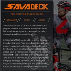 SAVADECK Carbon Disc Road Bike Black