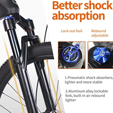 SAVADECK Carbon Fiber Mountain Bike White