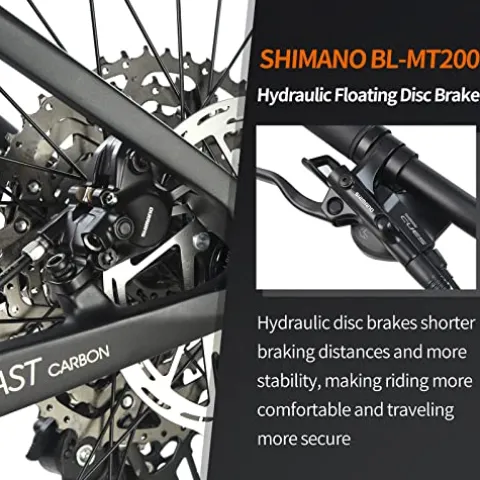 SAVADECK Carbon Fiber Mountain Bike White