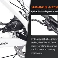 SAVADECK Carbon Fiber Mountain Bike Black 29 * 19