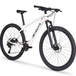 SAVADECK Carbon Fiber Mountain Bike 29-Inch Dual Disc Brake White