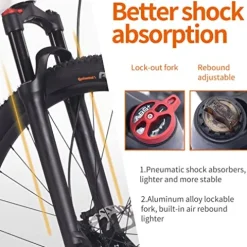 SAVADECK Carbon Fiber Mountain Bike 29-Inch Dual Disc Brake White