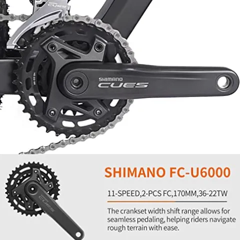 SAVADECK Carbon Fiber Mountain Bike Black