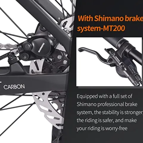 SAVADECK Carbon Fiber Mountain Bike Black