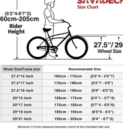 SAVADECK Carbon Fiber Mountain Bike Black