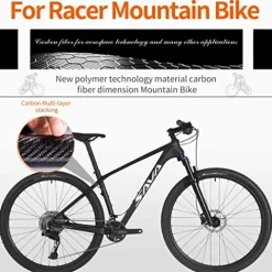 SAVADECK Carbon Fiber Mountain Bike Black