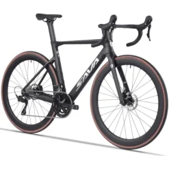 SAVADECK Carbon Fibre Road Bike Hydraulic Oil Disc Black