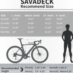 SAVADECK Carbon Fibre Road Bike Aurora-Green