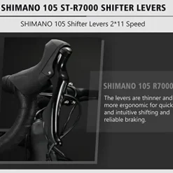 SAVADECK Carbon Road Bike HERD6.0 T800 Carbon Fiber 700C with Shimano 105 22 Speed Groupset Red White