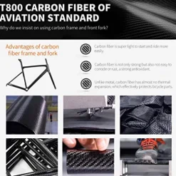 SAVADECK Carbon Road Bike Windwar5.0 Black White