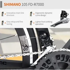 SAVADECK Carbon Road Bike Windwar5.0 Black White