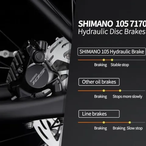 SAVADECK Carbon Road Bike Lightweight 24-Speed Shifting Road Bicycle White