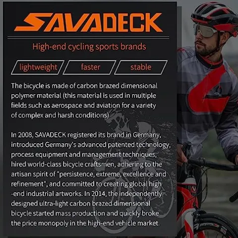 SAVADECK Carbon Road Bike T800 Shimano 105 R7000 22-Speed White