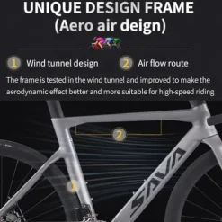 SAVADECK Carbon Road Bike Green