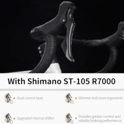 SAVADECK Carbon Road Bike Black