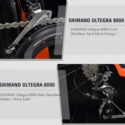 SAVADECK Phantom 2.0 Carbon Fiber Road Bike 700C Racing Bicycle R8000 22 Speed Group Set Fizik Saddle New Black Red