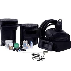 Savio Complete Pond Package 1500 Gallon with 26-Watt Uvinex System Black
