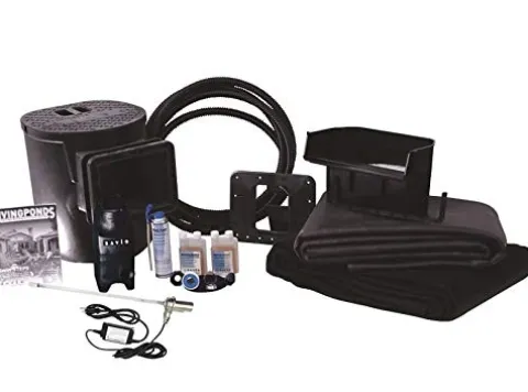 Savio Engineering PP550UV 550 Gallon Complete Pond Package with 18-Watt Uvinex System Black