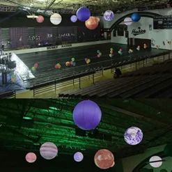 SAYOK Inflatable Solar System Planet Balloons Set with Air Pump 11 Balloons