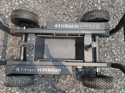 SB Fitness Equipment SuperSled with 8 Levels of Resistance and 50 lbs. Weight Plates