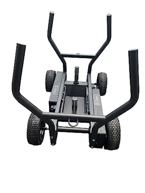 SB Fitness Equipment SuperSled with 8 Levels of Resistance and 50 lbs. Weight Plates