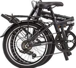 Schwinn Adapt U Folding Bike 20-Inch Wheels 7-Speed Steel Blue