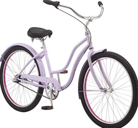 Schwinn Adult Beach Cruiser Bike Purple