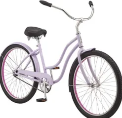 Schwinn Adult Beach Cruiser Bike Purple