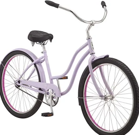 Schwinn Adult Beach Cruiser Bike Purple
