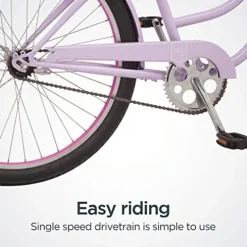 Schwinn Adult Beach Cruiser Bike Purple