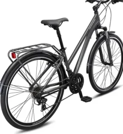 Schwinn Discover 2 Adult Hybrid Bike 700c 21-Speeds Matte Grey