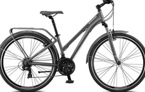 Schwinn Discover 2 Adult Hybrid Bike 700c 21-Speeds Matte Grey