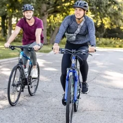 Schwinn GTX 1.0 Comfort Hybrid Bike for Men and Women 700c Grey