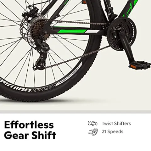 Schwinn High Timber ALX Mountain Bike Black/Green