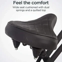 Schwinn Huron Adult Beach Cruiser Bike 26-Inch Black