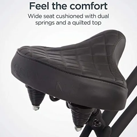 Schwinn Huron Adult Beach Cruiser Bike 26-Inch Black