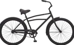 Schwinn Huron Adult Beach Cruiser Bike 26-Inch Black