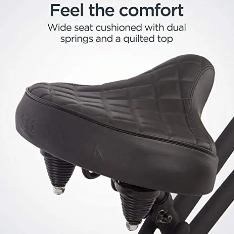 Schwinn Huron Adult Beach Cruiser Bike 3-Speed Black