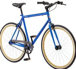 Schwinn Kedzie Single-Speed Fixie Road Bike Blue