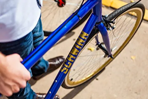 Schwinn Kedzie Single-Speed Fixie Road Bike Blue