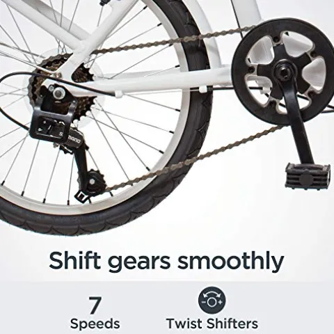 Schwinn Loop Adult Folding Bike White