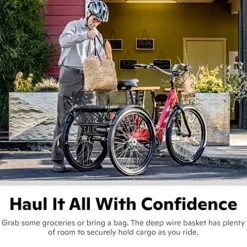 Schwinn Meridian Adult Tricycle Bike Black