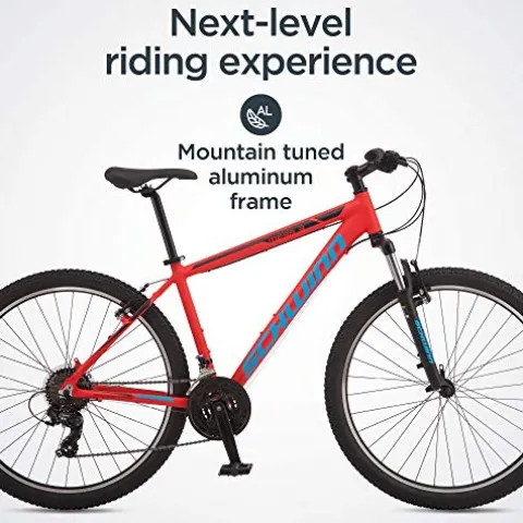 Schwinn Mesa 3 Adult Mountain Bike 21-Speed 27.5-inch Red