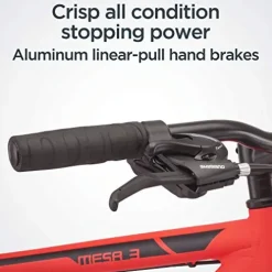 Schwinn Mesa 3 Adult Mountain Bike 21-Speed 27.5-inch Red