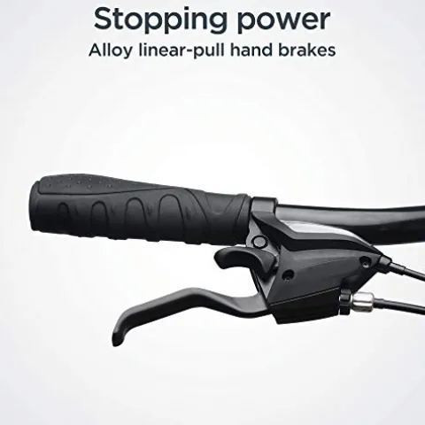 Schwinn Network 3.0 Hybrid Bike Men Women 700c 21-Speed 18-Inch Aluminum Frame Front Suspension Alloy Linear Pull Brakes White