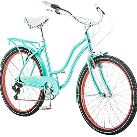 Schwinn Perla Beach Cruiser Bike Blue