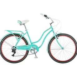 Schwinn Perla Beach Cruiser Bike Blue