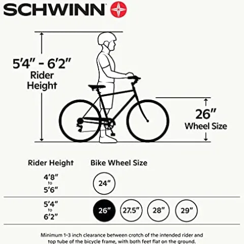 Schwinn Regioneer Mens Hybrid Comfort Bike Blue