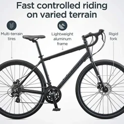 Schwinn Sporterra Adventure Gravel Bike Black