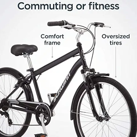 Schwinn Suburban Adult Comfort Bike Black